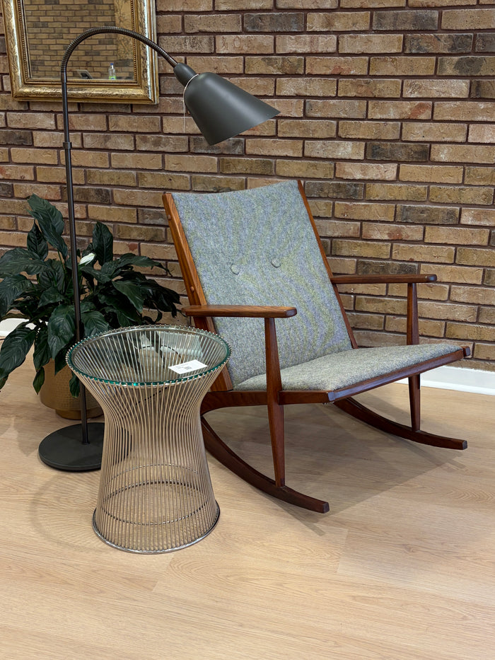 Barred Glass Side Table