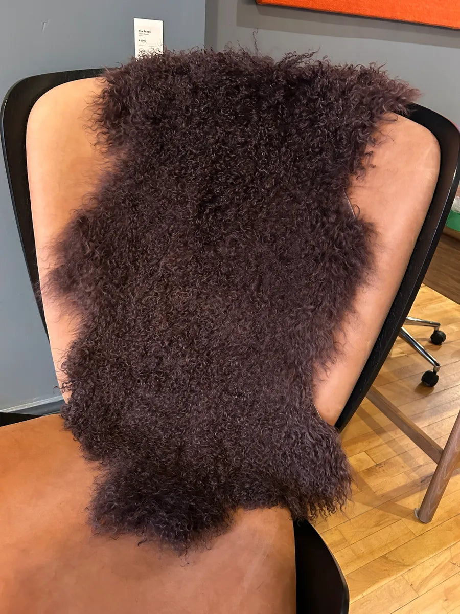 Mongolian Sheep Fur Throw