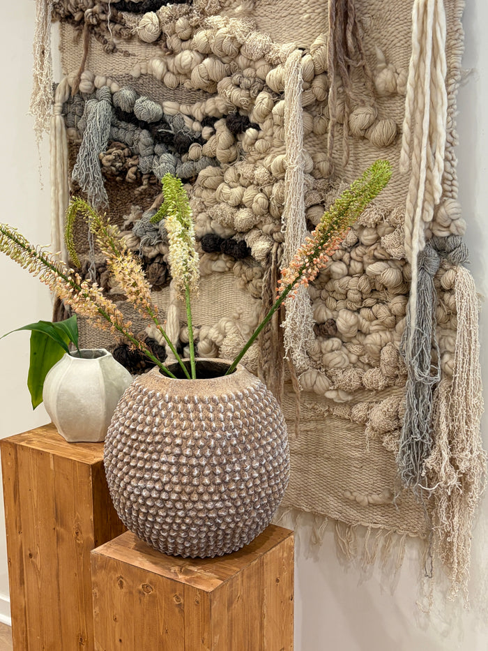 Boho Wool Cream Tapestry