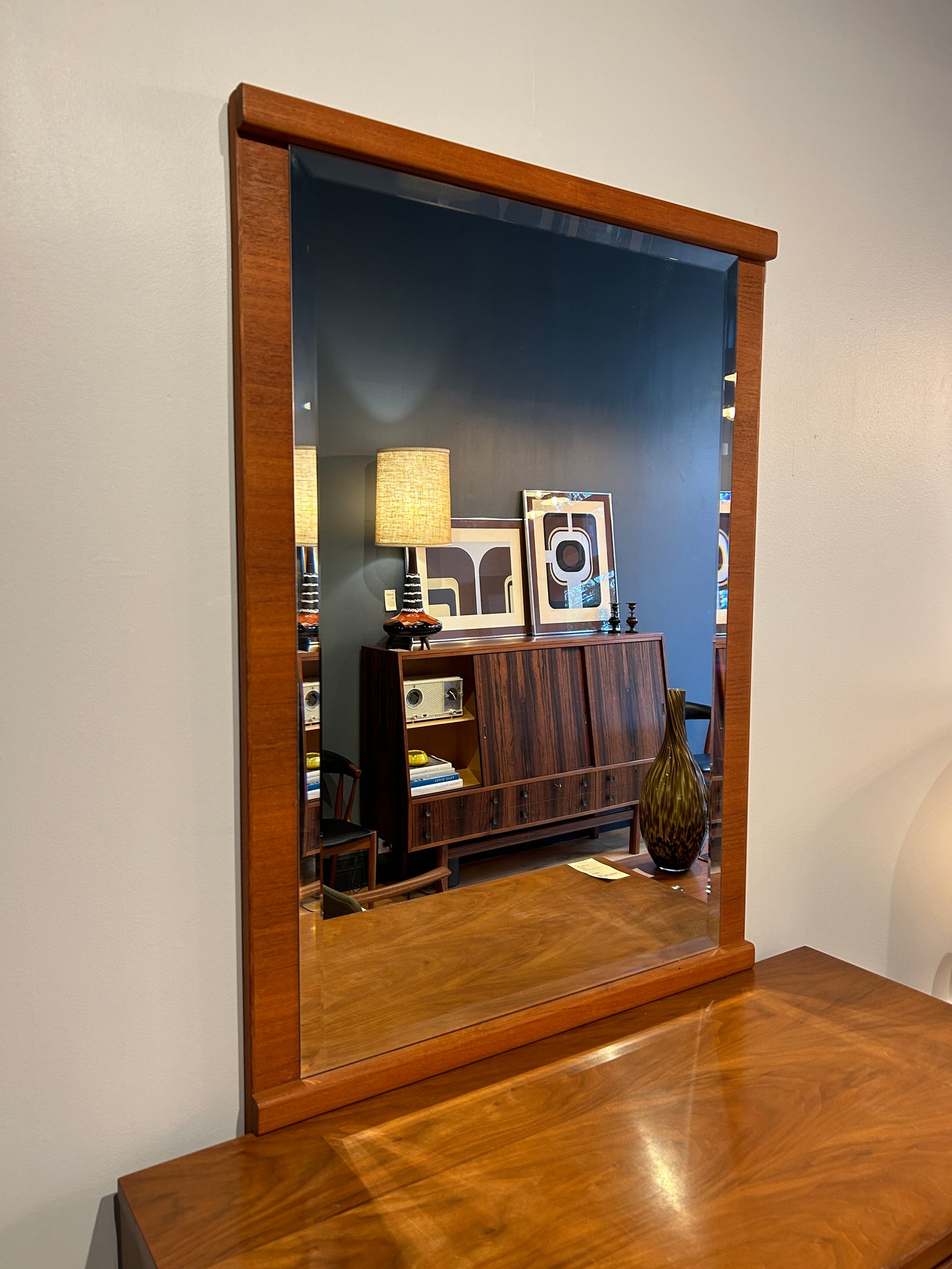 Tallinn Teak Wall Mirror