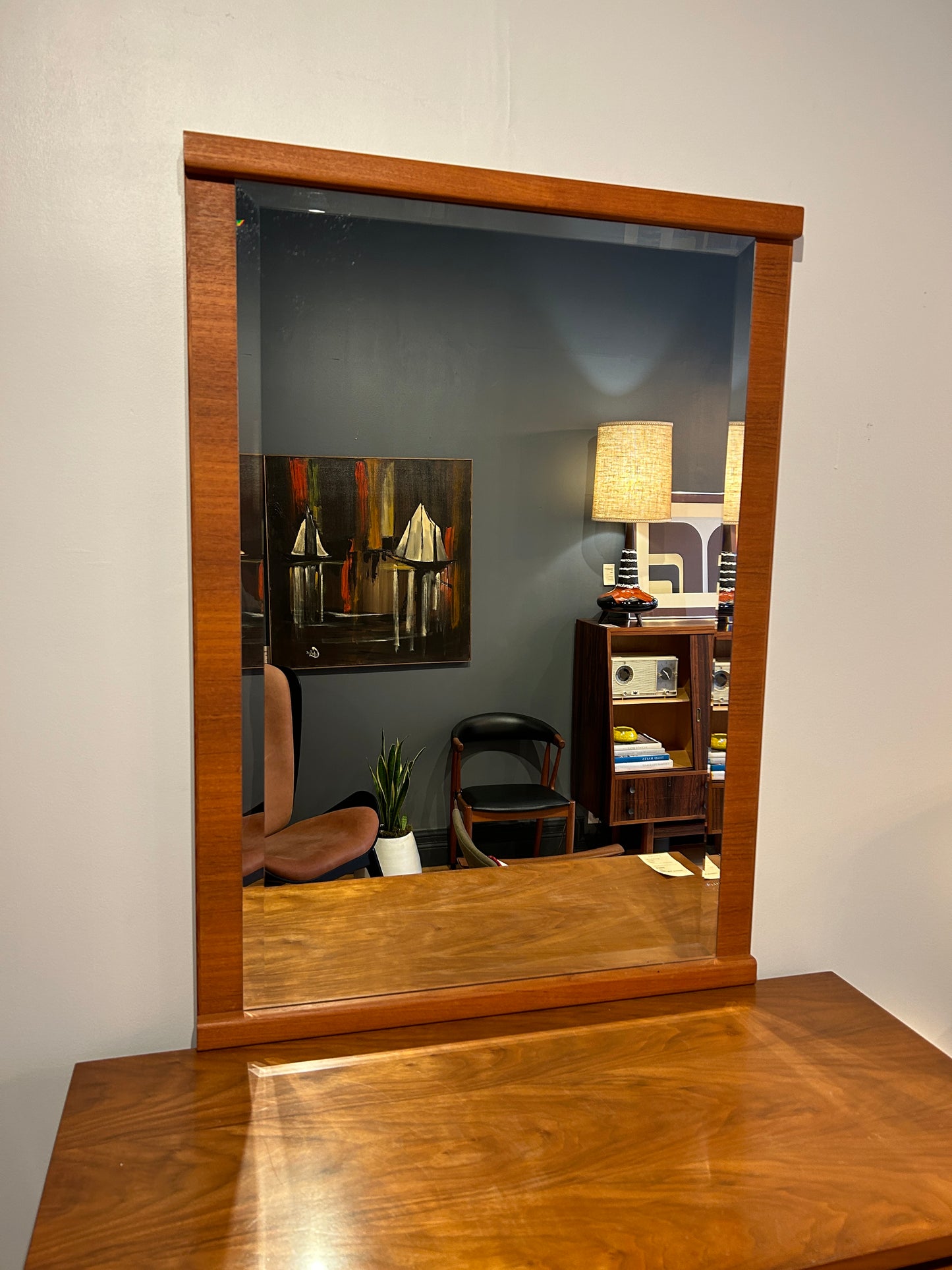 Tallinn Teak Wall Mirror