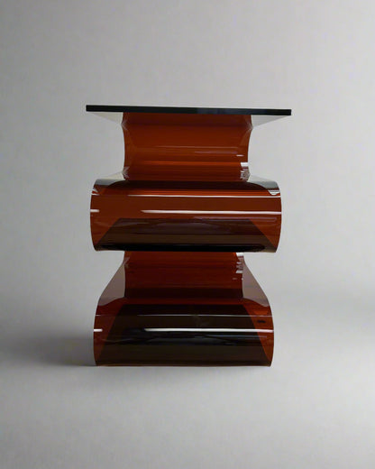 Atomic S-shape Side Table