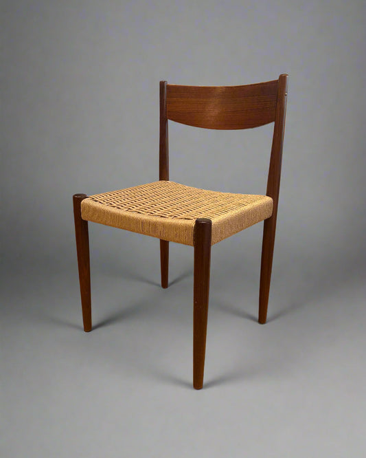 Flot Teak Paper-cord Dining Chair