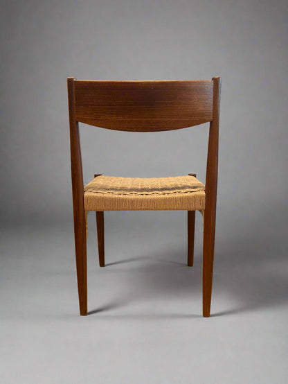 Flot Teak Paper-cord Dining Chair
