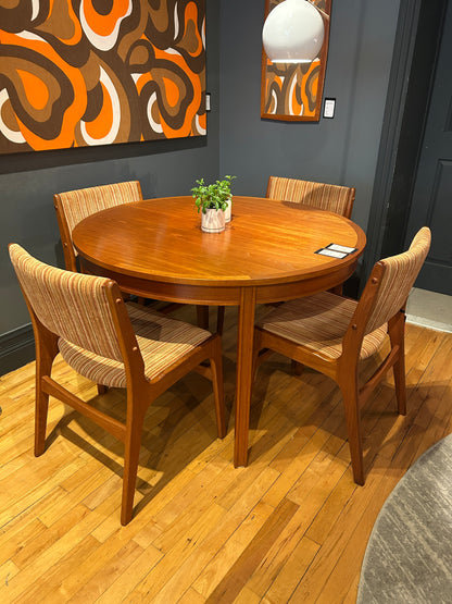 Falster Extendable Teak Round Dining Table
