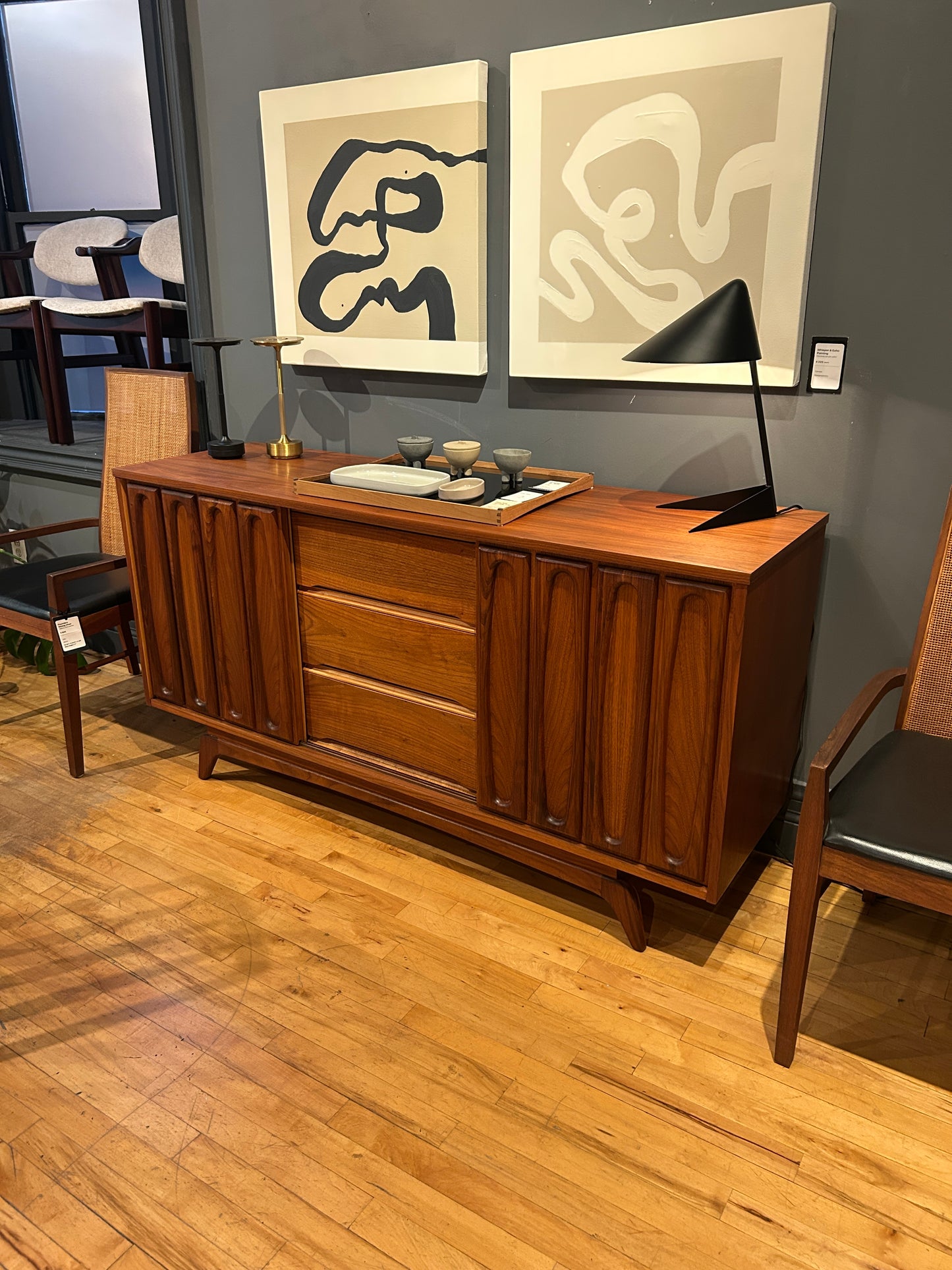 Honderich Cinnamon Walnut Credenza