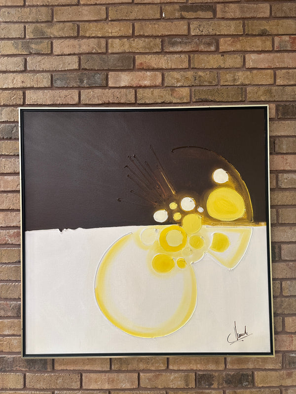 Modern Abstract Op Art Painting
