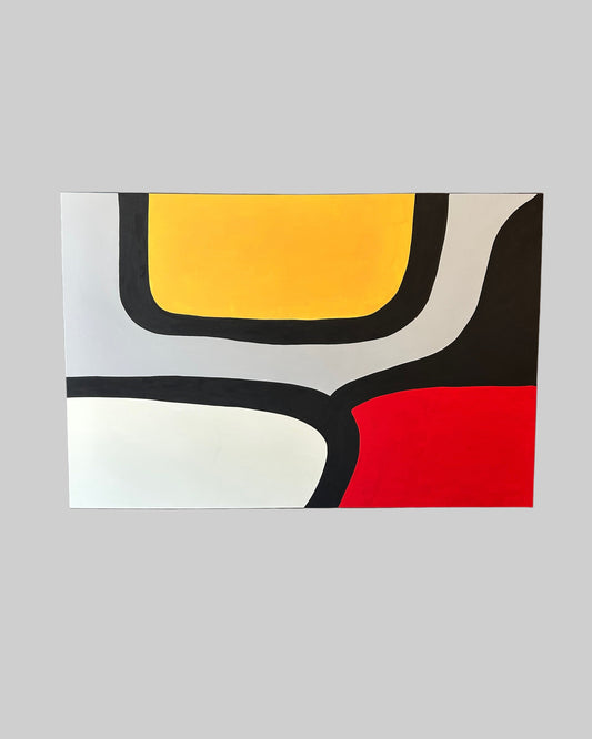 Primary Motion Canvas Painting
