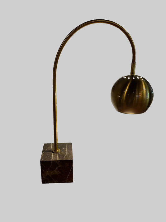 Emperador Marble Globe Lamp