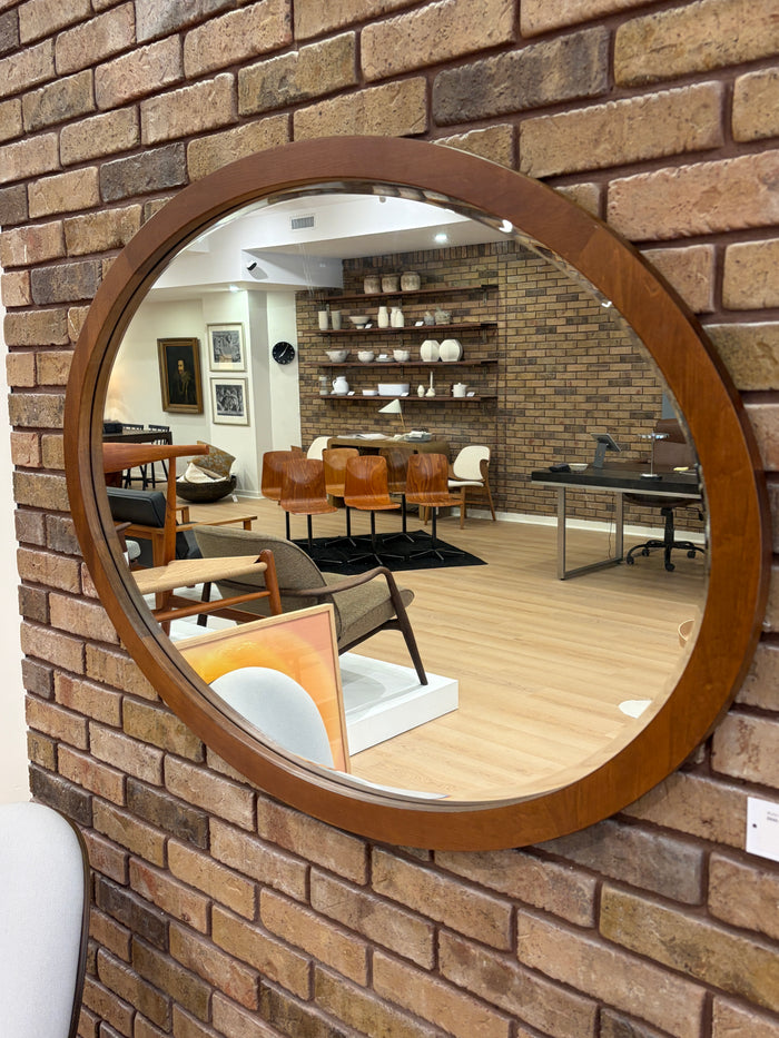 Vera Oval Oak Mirror