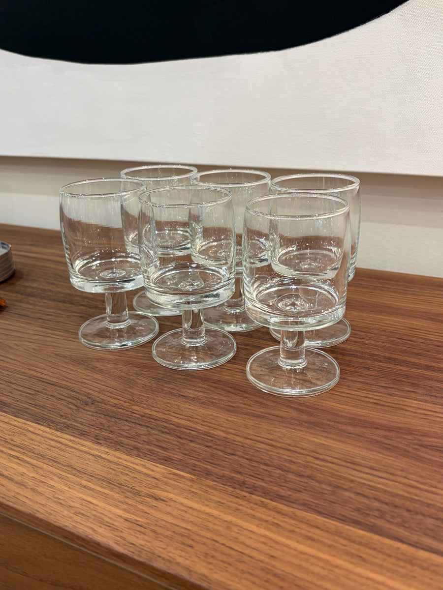 Short Stem Wine Glasses (Set of 6)