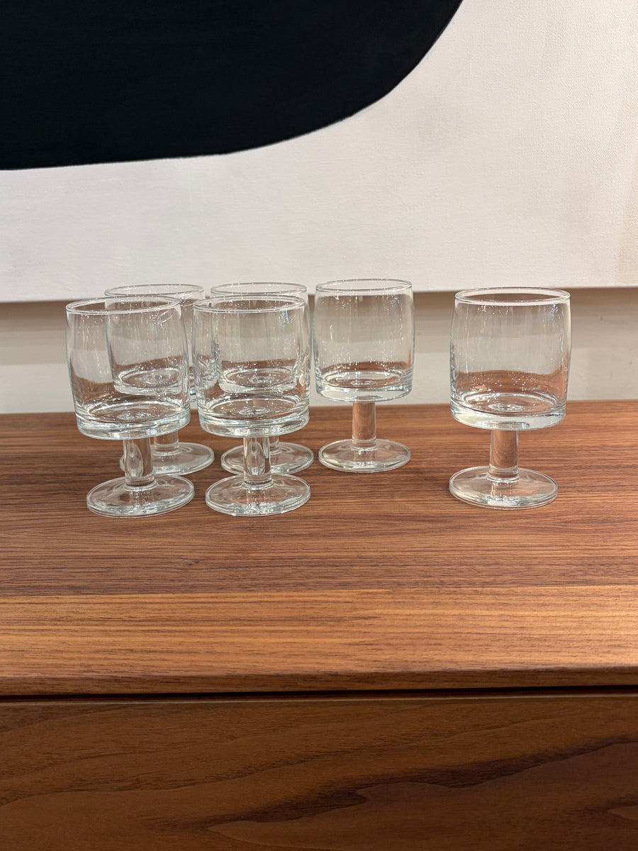 Short Stem Wine Glasses (Set of 6)