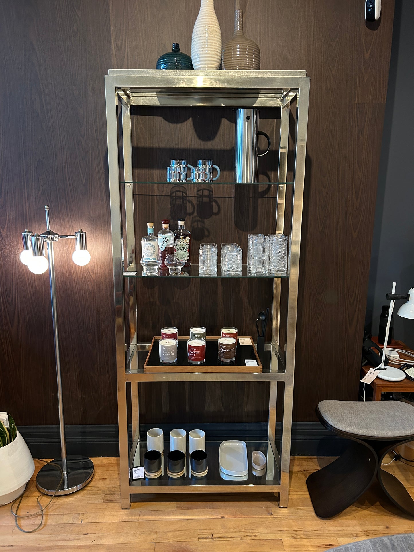 The Mirage Etagere Shelving Unit