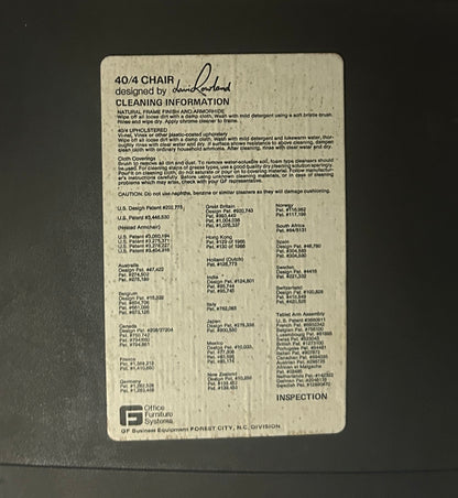 David Rowland 40/4 Stackable Chair