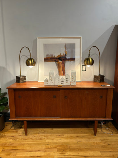 Emperador Marble Globe Lamp