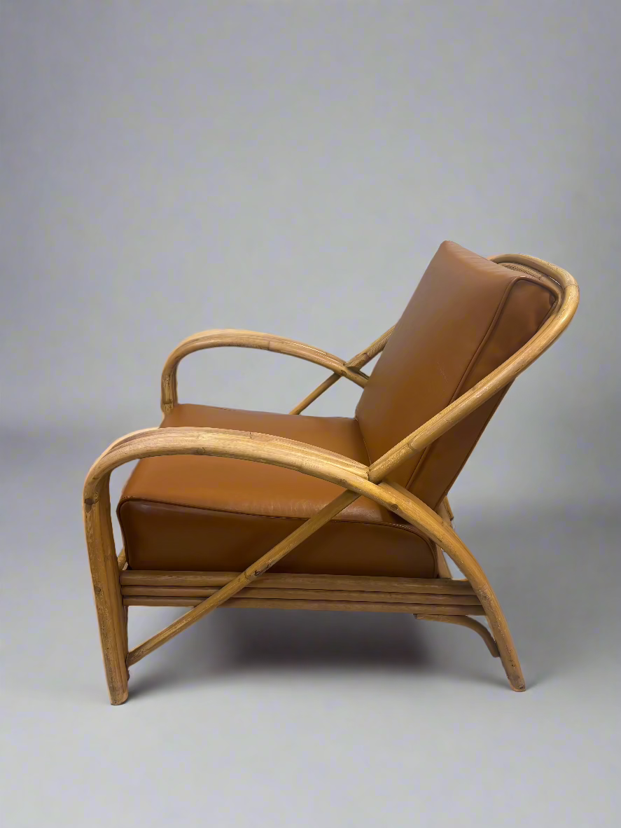 Paul Frankl Bamboo Lounge Chair