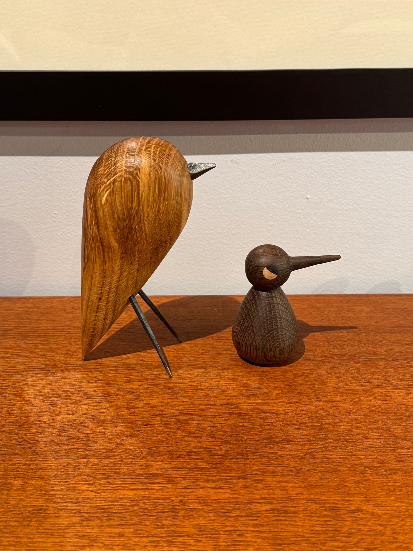 Scandi Oak Bird Figurines