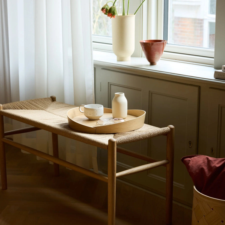 J163S Oak Bench