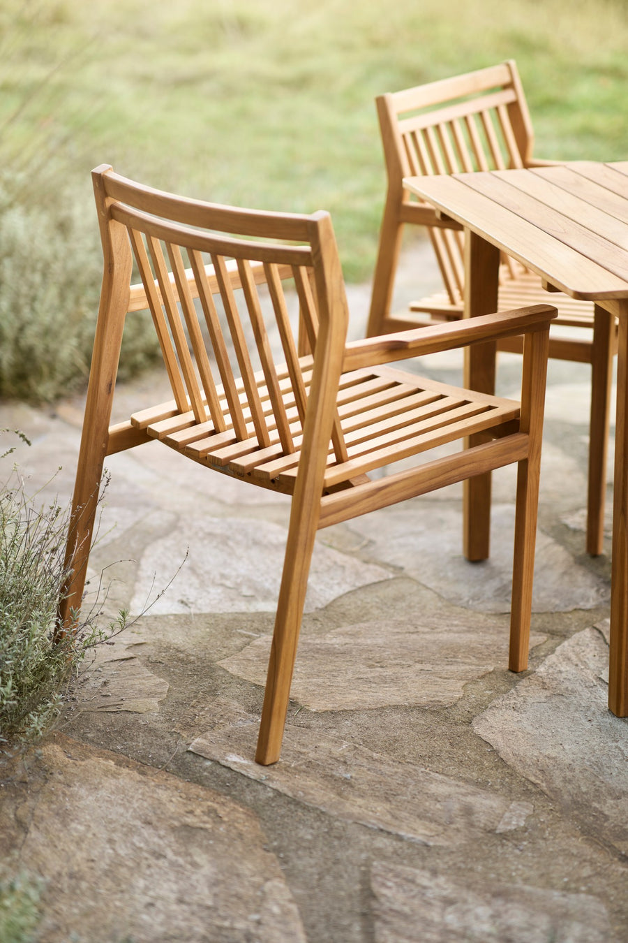 M1KD Teak Garden Chair