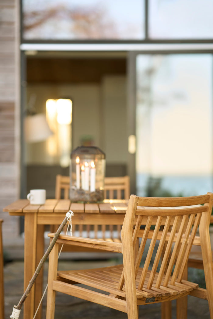 M3 Teak Small Garden Table