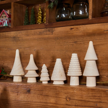 Seren Wooden Christmas Trees