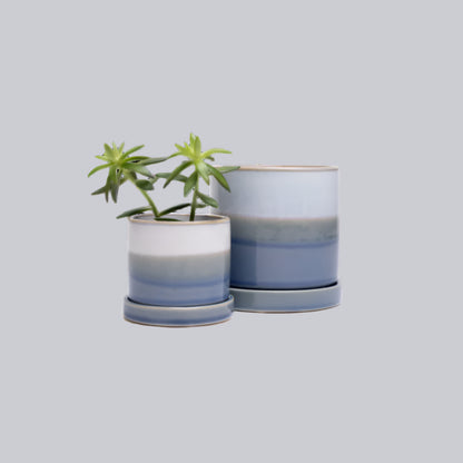 Blue Minute Ceramic Pot
