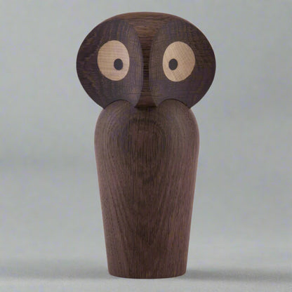 Hansen Large Dark Owl Figurine