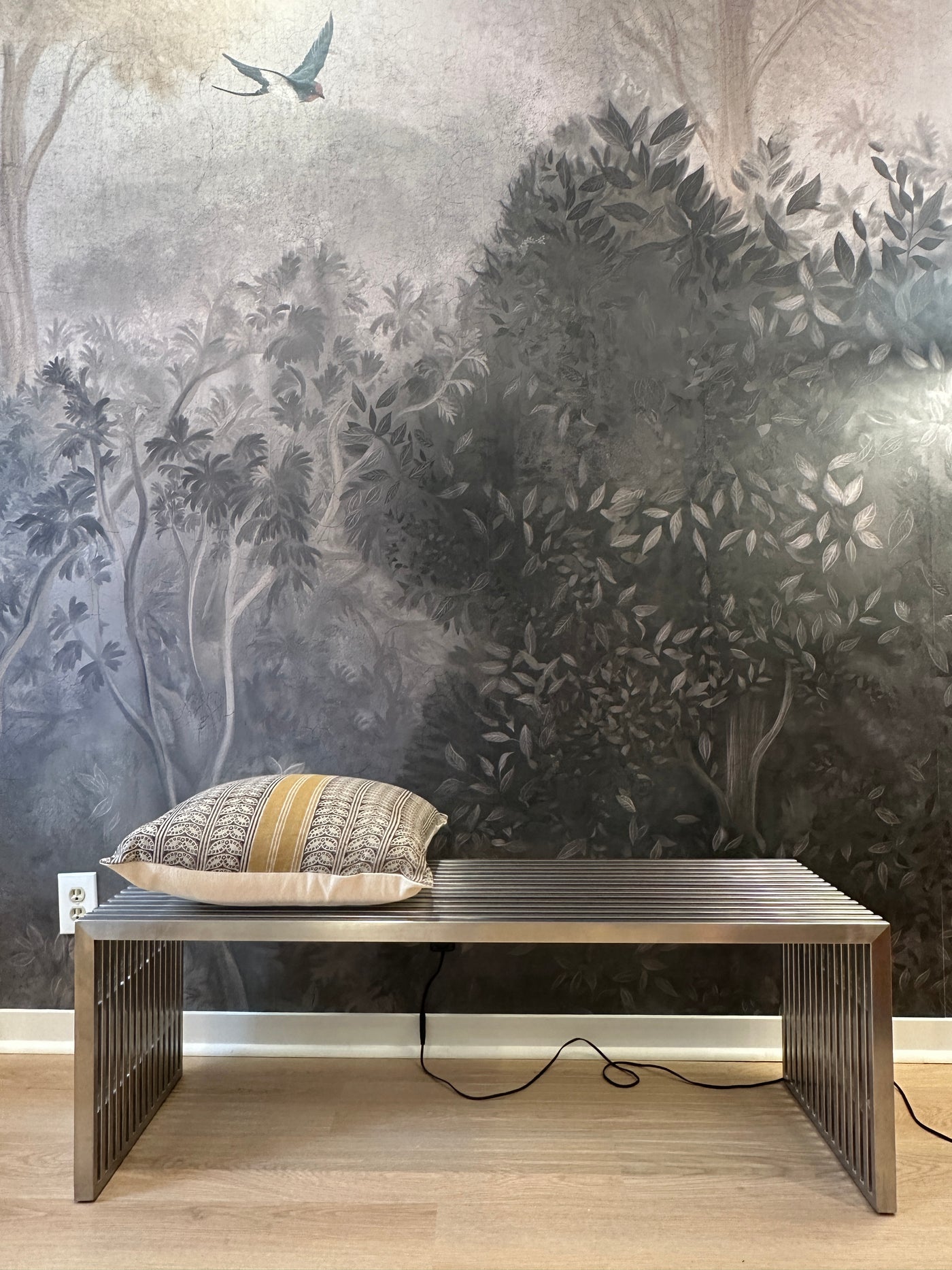 Barred Steel Bench