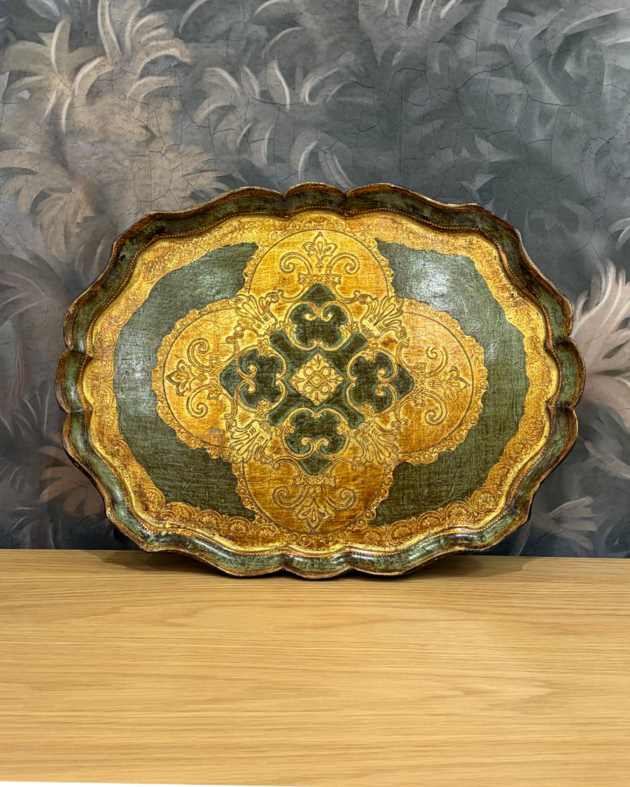 Vintage Florentine Gilt Wood Serving Trays