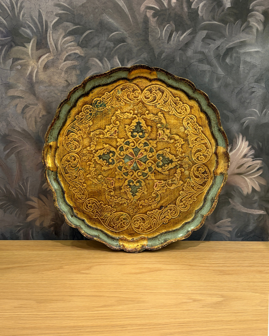 Vintage Florentine Gilt Wood Serving Trays