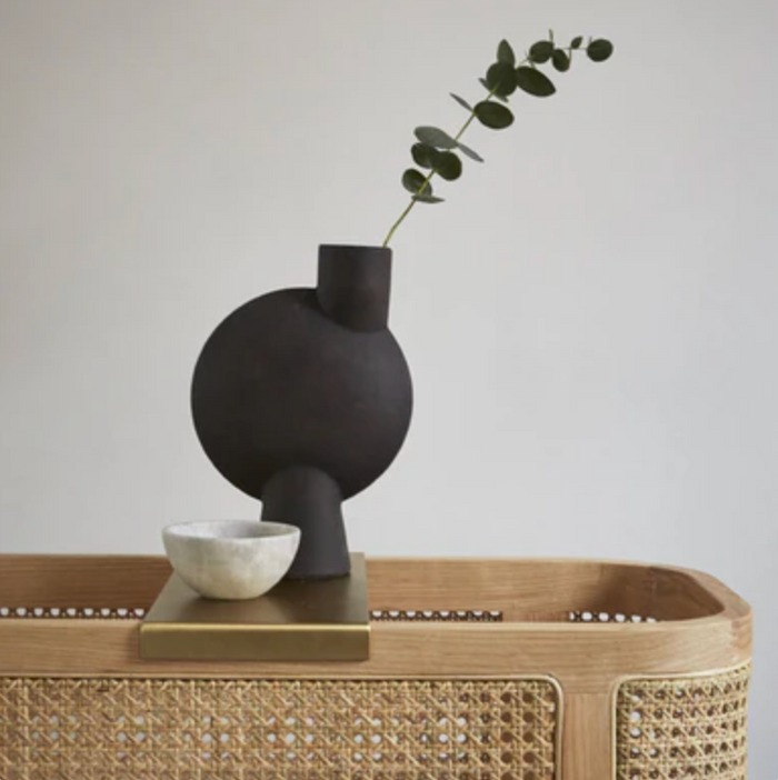 Sphere Vase Bubl, Medio - Coffee