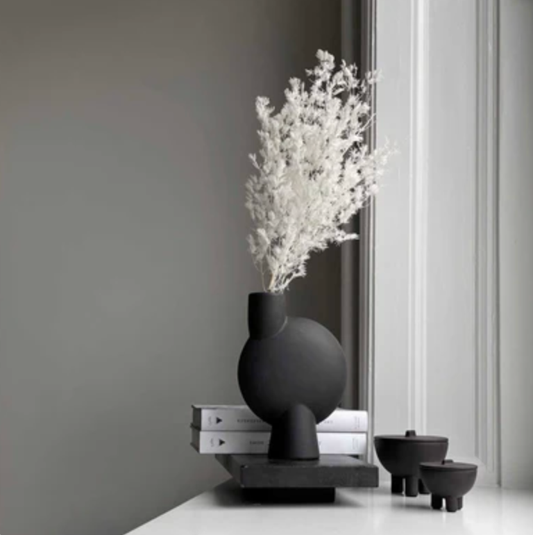 Sphere Vase Bubl, Medio - Coffee