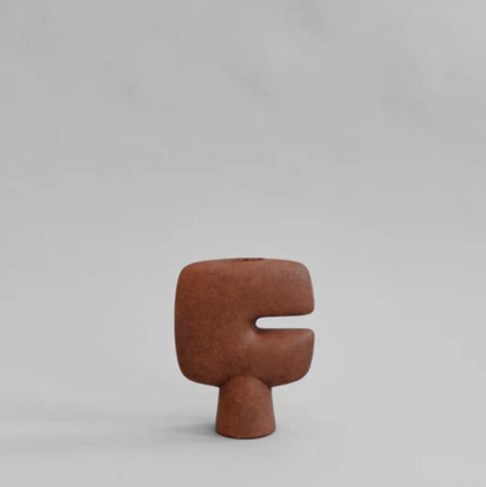 Tribal Vase, Mini - Terracotta