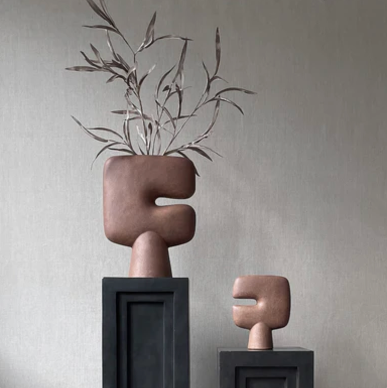 Tribal Vase, Mini - Terracotta