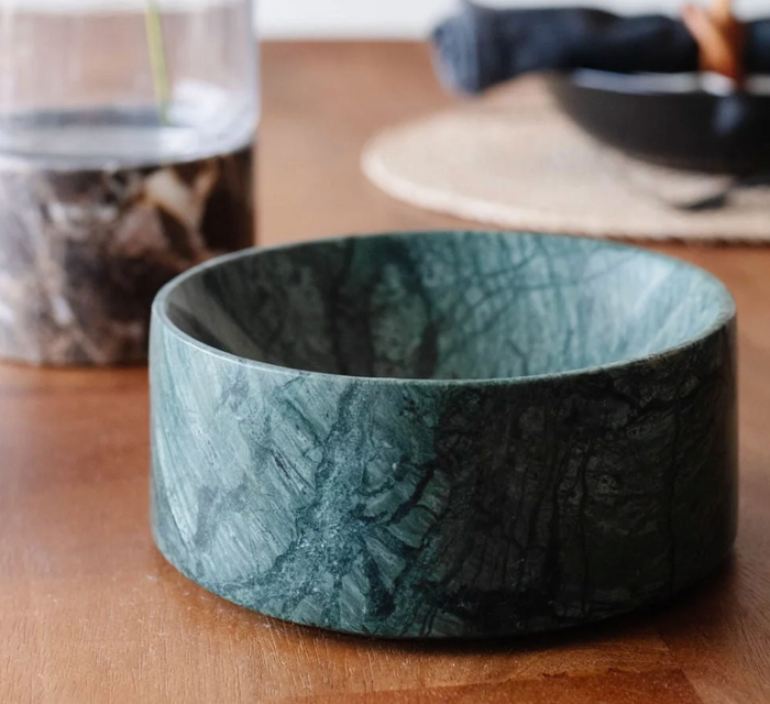 Empress Green Marble Deep Dish