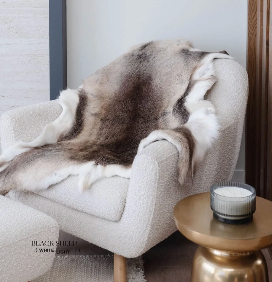 Reindeer Hide Throw