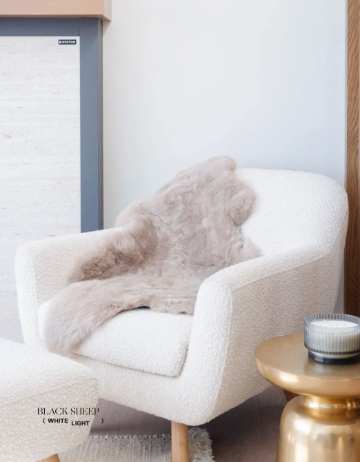 Nude Shorn Icelandic Sheepskin