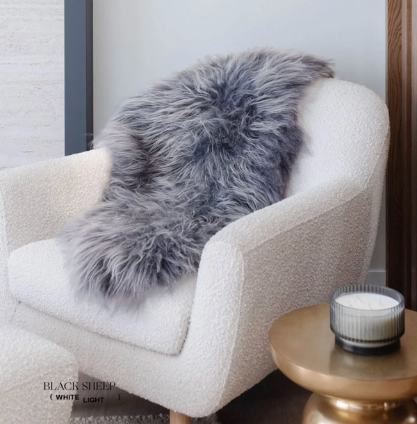 Silver Icelandic Sheepskin