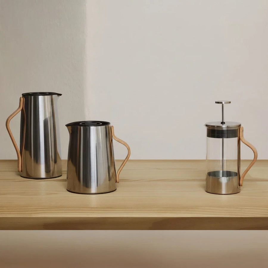 Emma French Press in Steel 1L.