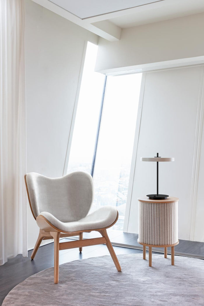 A Conversation Piece Low Accent Chair