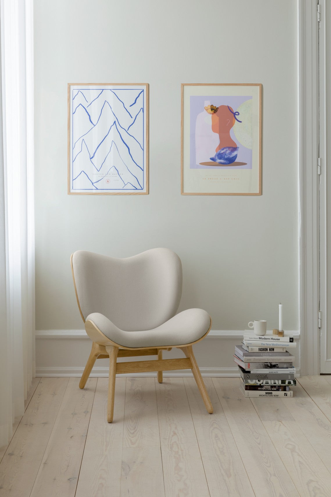 A Conversation Piece Low Accent Chair
