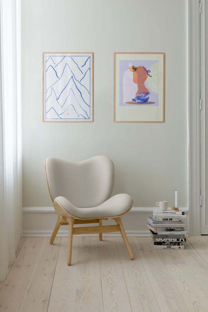 A Conversation Piece Low Accent Chair