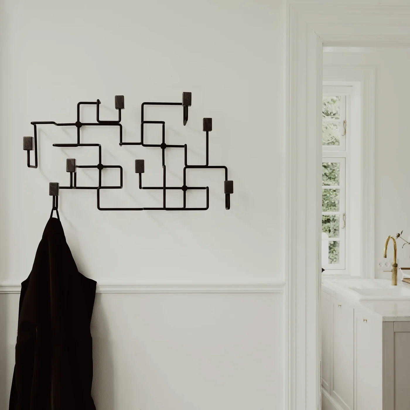 Underground Oak Coat Rack