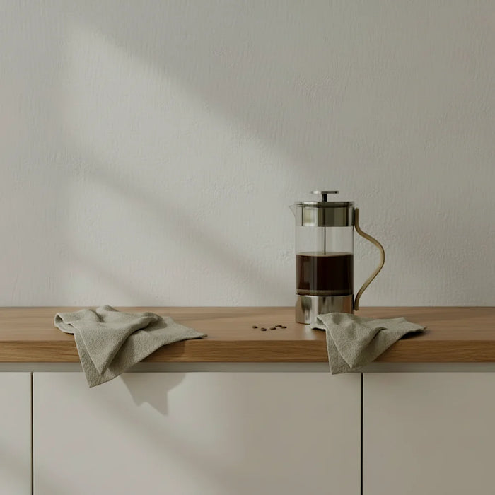 Emma French Press in Steel 1L.