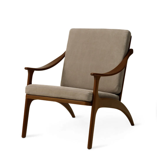Arne Hovmand Olsen Lean Back Walnut Lounge Chair