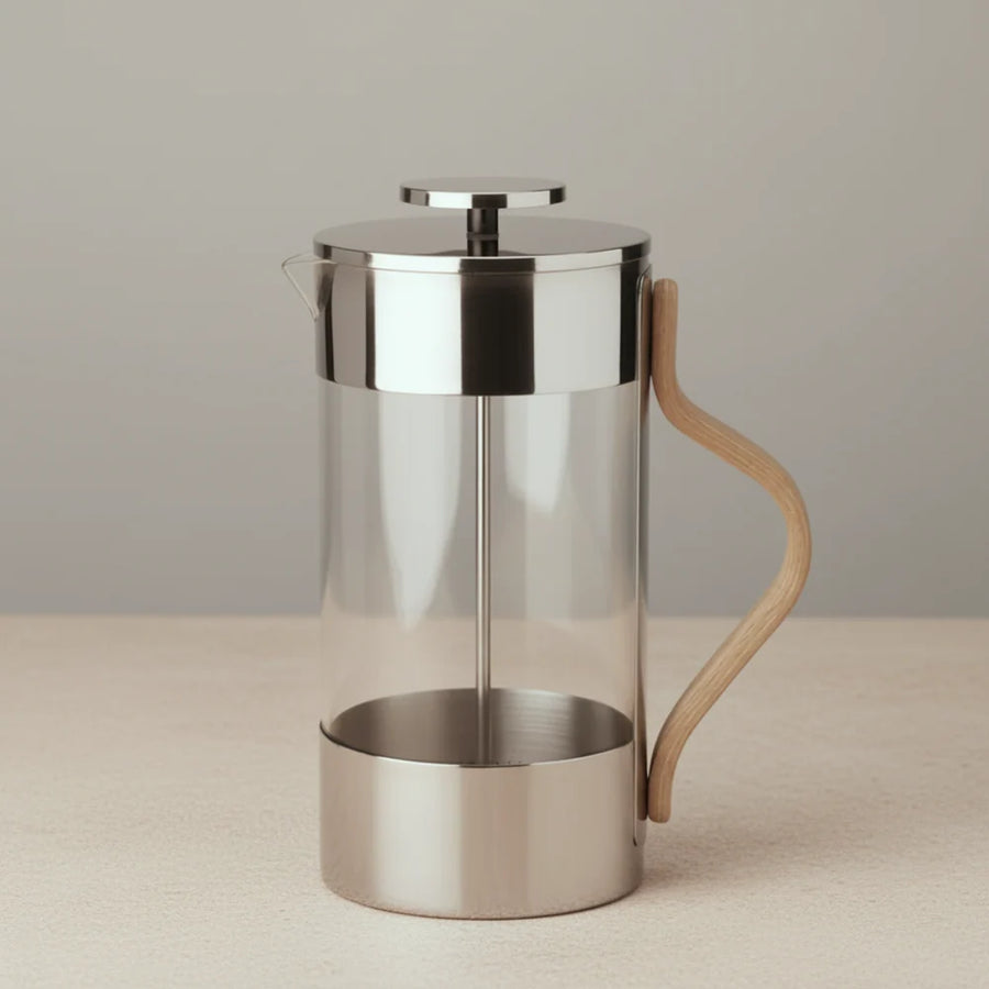 Emma French Press in Steel 1L.