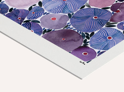 'Lady in Purple' Art Print