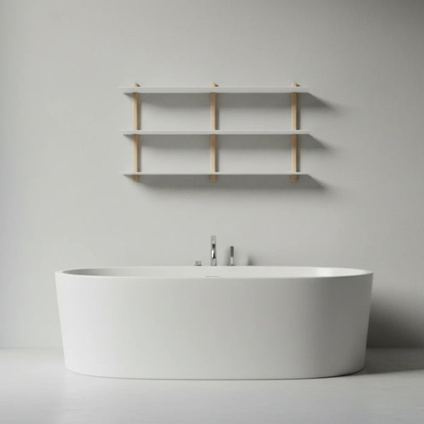 NIVO Shelf Large D - Light Oak/White