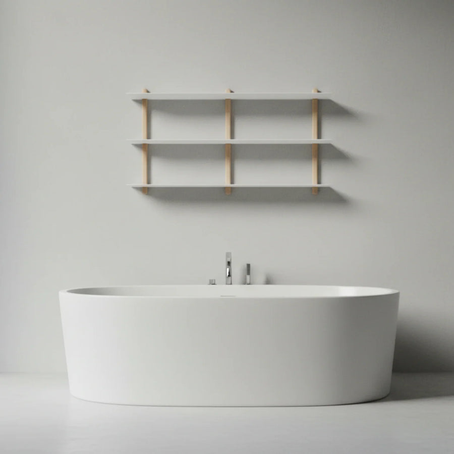 NIVO Shelf Large D - Light Oak/White