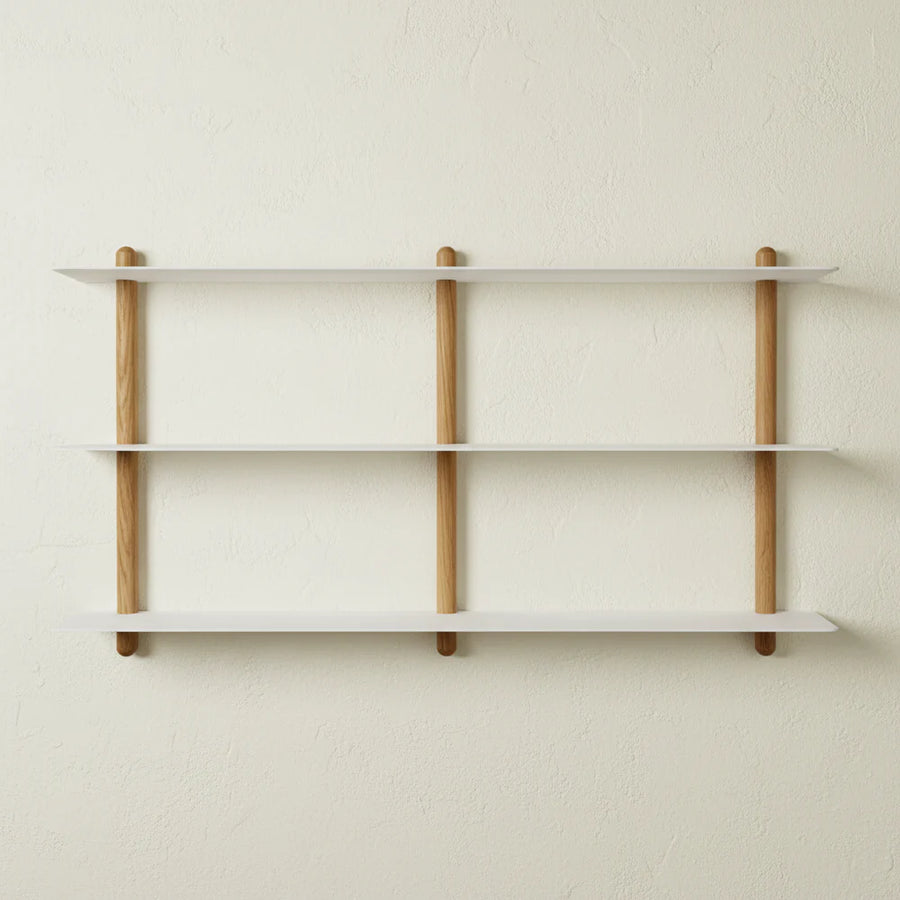 NIVO Shelf Large D - Light Oak/White